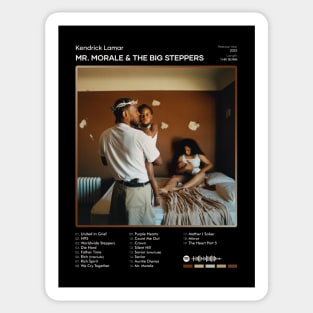 Kendrick Lamar - Mr. Morale & The Big Steppers Tracklist Album Sticker